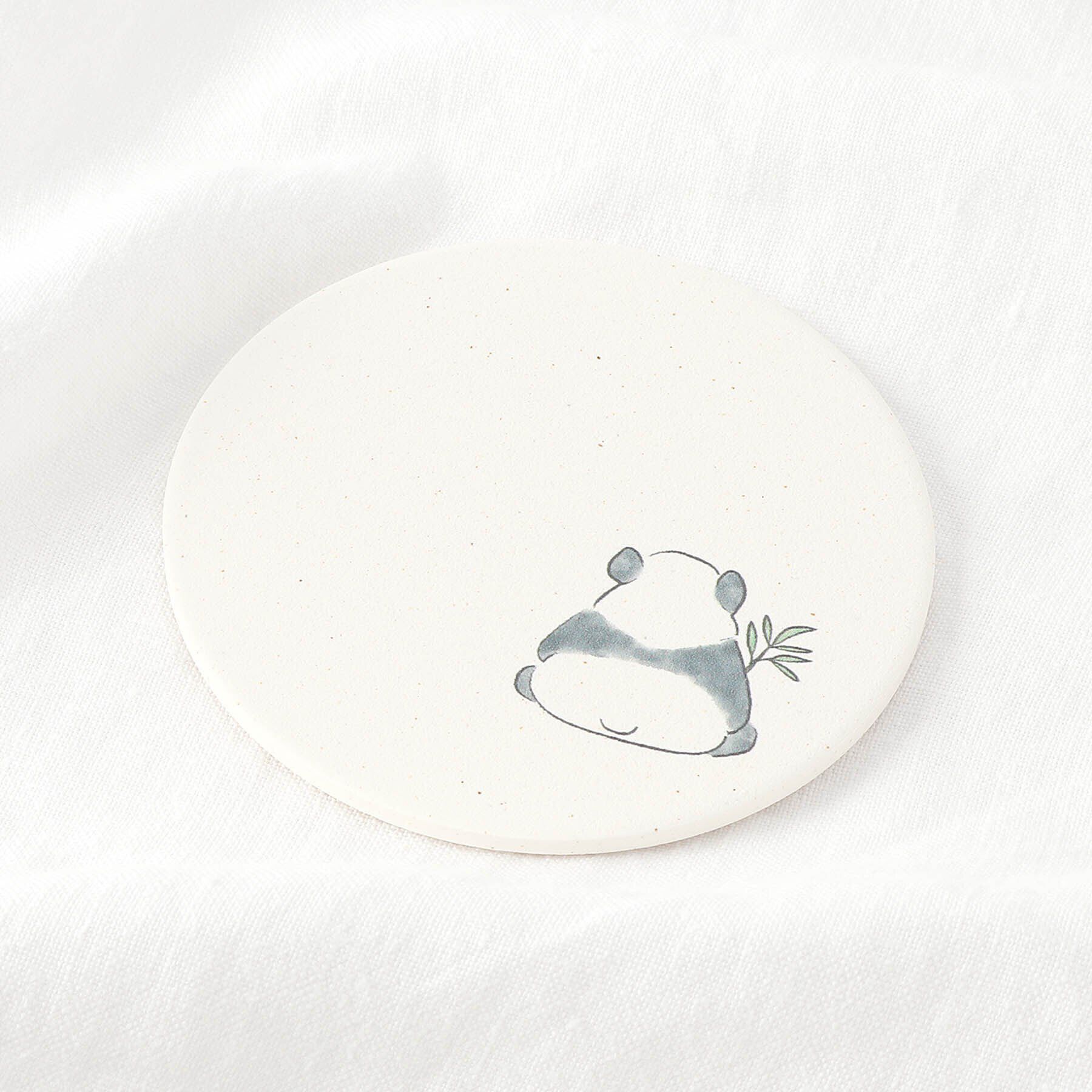 212 KITCHEN STORE「陶器珪藻土コースター panda たそがれ」|食器・キッチングッズ|その他
