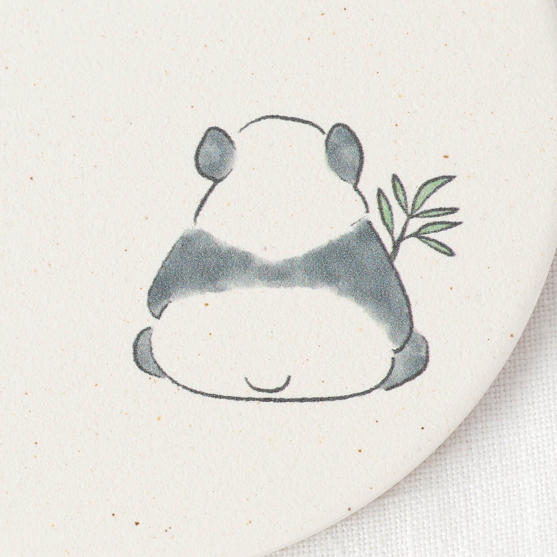 212 KITCHEN STORE「陶器珪藻土コースター panda たそがれ」|食器・キッチングッズ|
