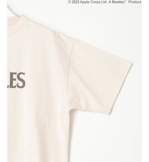 VENCE share style「THE BEATLES ザ ビートルズ ロゴピグメントTシャツ」|Tシャツ・カットソー|