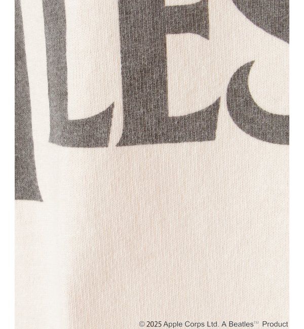 VENCE share style「THE BEATLES ザ ビートルズ ロゴピグメントTシャツ」|Tシャツ・カットソー|