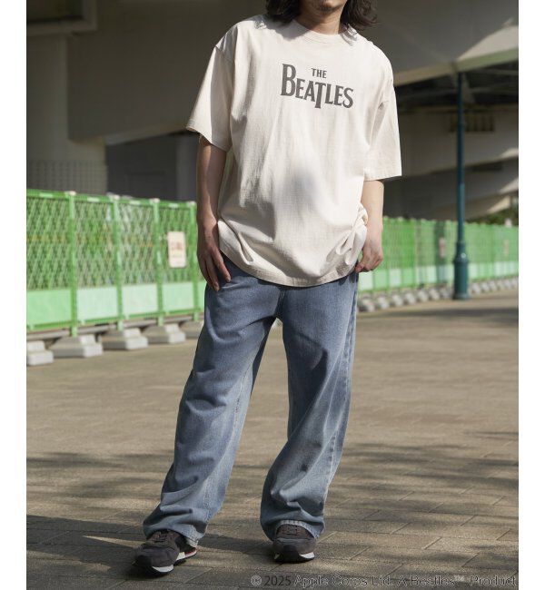 VENCE share style「THE BEATLES ザ ビートルズ ロゴピグメントTシャツ」|Tシャツ・カットソー|