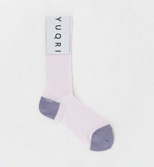 UNITED ARROWS「＜YUQRI＞2TONE ソックス」|ソックス|LILAC