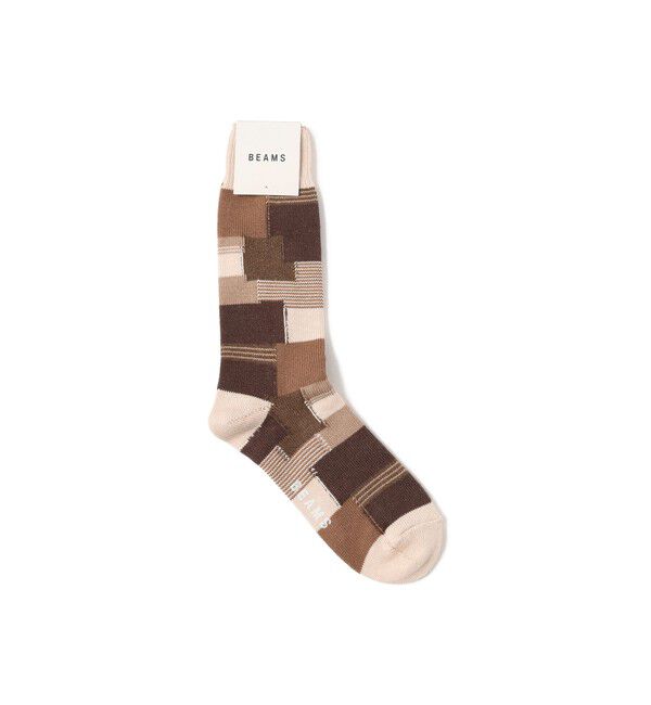BEAMS「パッチワーク ソックス」|ソックス|MOCA