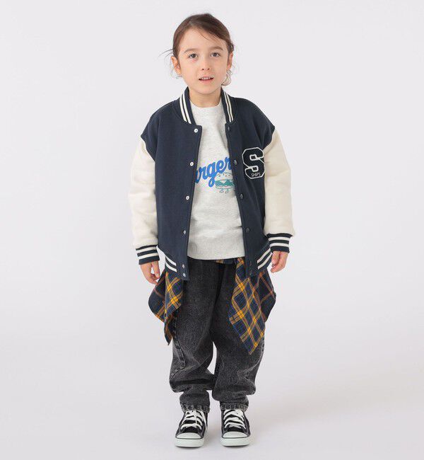 SHIPS KIDS「SHIPS KIDS:100～130cm / スタジアム ジャケット」|ブルゾン・スタジャン|