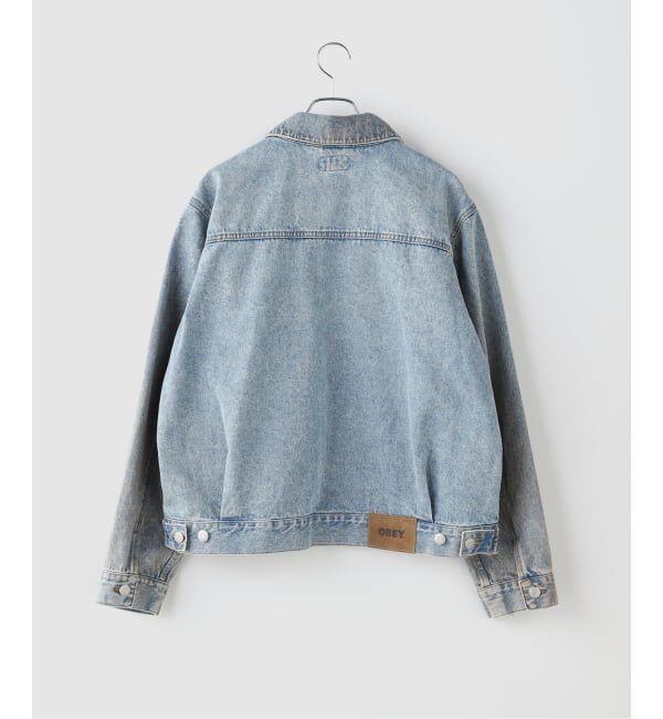 JOINT WORKS「OBEY / オベイ OBEY BASE TRUCKER JACKET」|デニムジャケット|