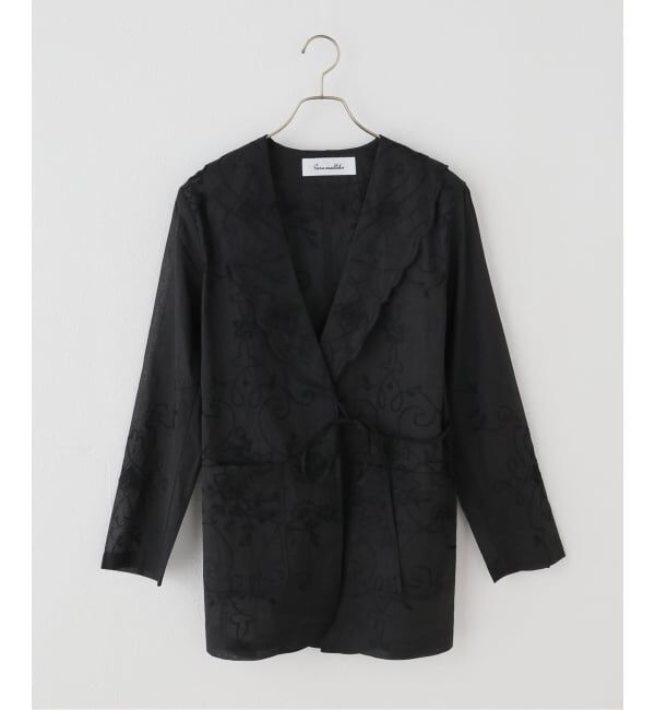 JOURNAL STANDARD「【SARA MALLIKA/サラマリカ】 Organza Arai Embroidery Jacket」|その他|ブラック