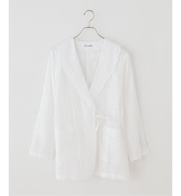 JOURNAL STANDARD「【SARA MALLIKA/サラマリカ】 Organza Arai Embroidery Jacket」|その他|ホワイト