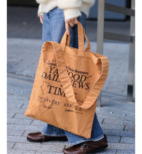FRAMeWORK「≪WEB限定 / 追加≫YA GOOD IDEAS YA GOOD DAILY NEWS TIMES 2」|トートバッグ|