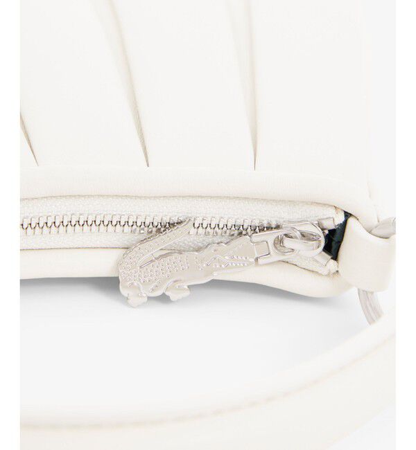 LACOSTE「ランラン レザープリーツトートミニバッグ」|ハンドバッグ|