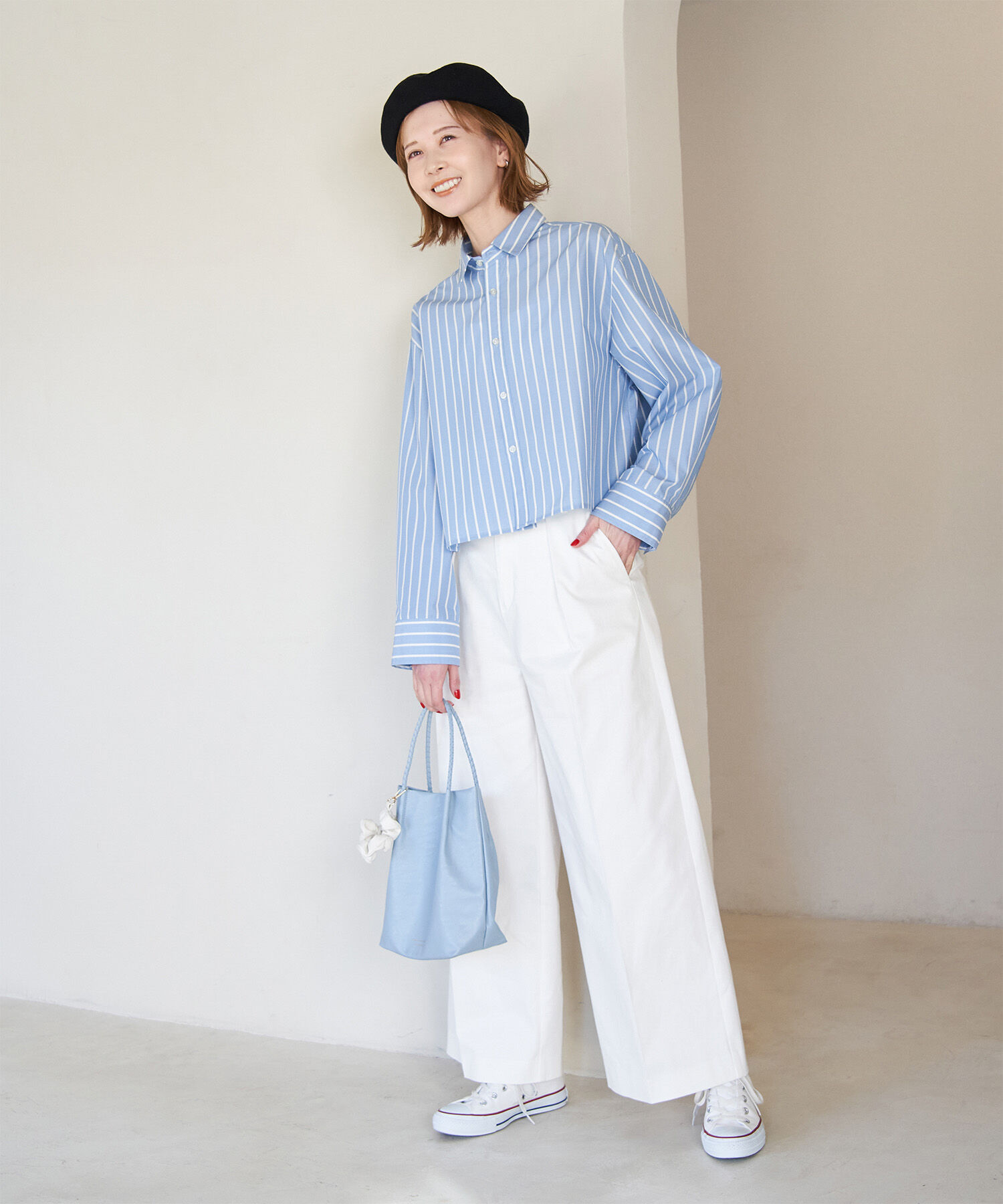 Rope&rsquo;Picnic「防汚加工/タックワイドパンツ」|その他|