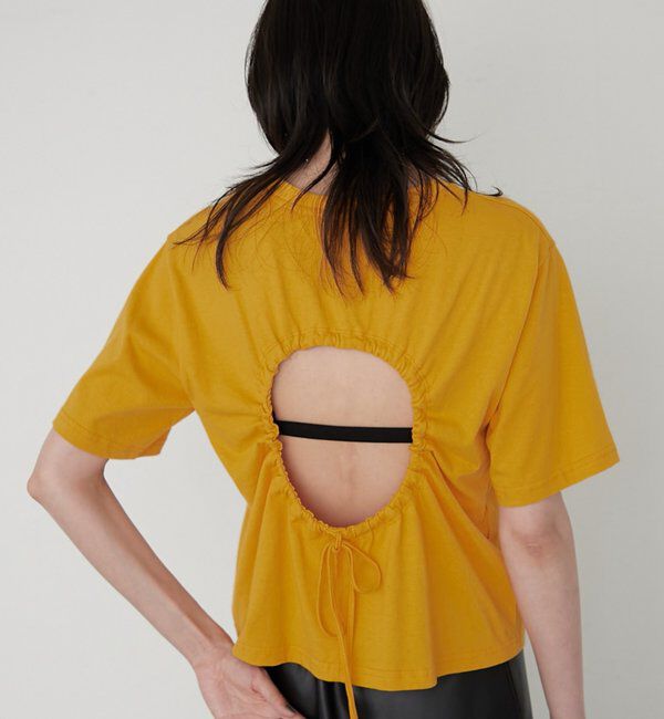  「≪バックシャン≫バックホール半袖Tシャツ」|Tシャツ・カットソー|