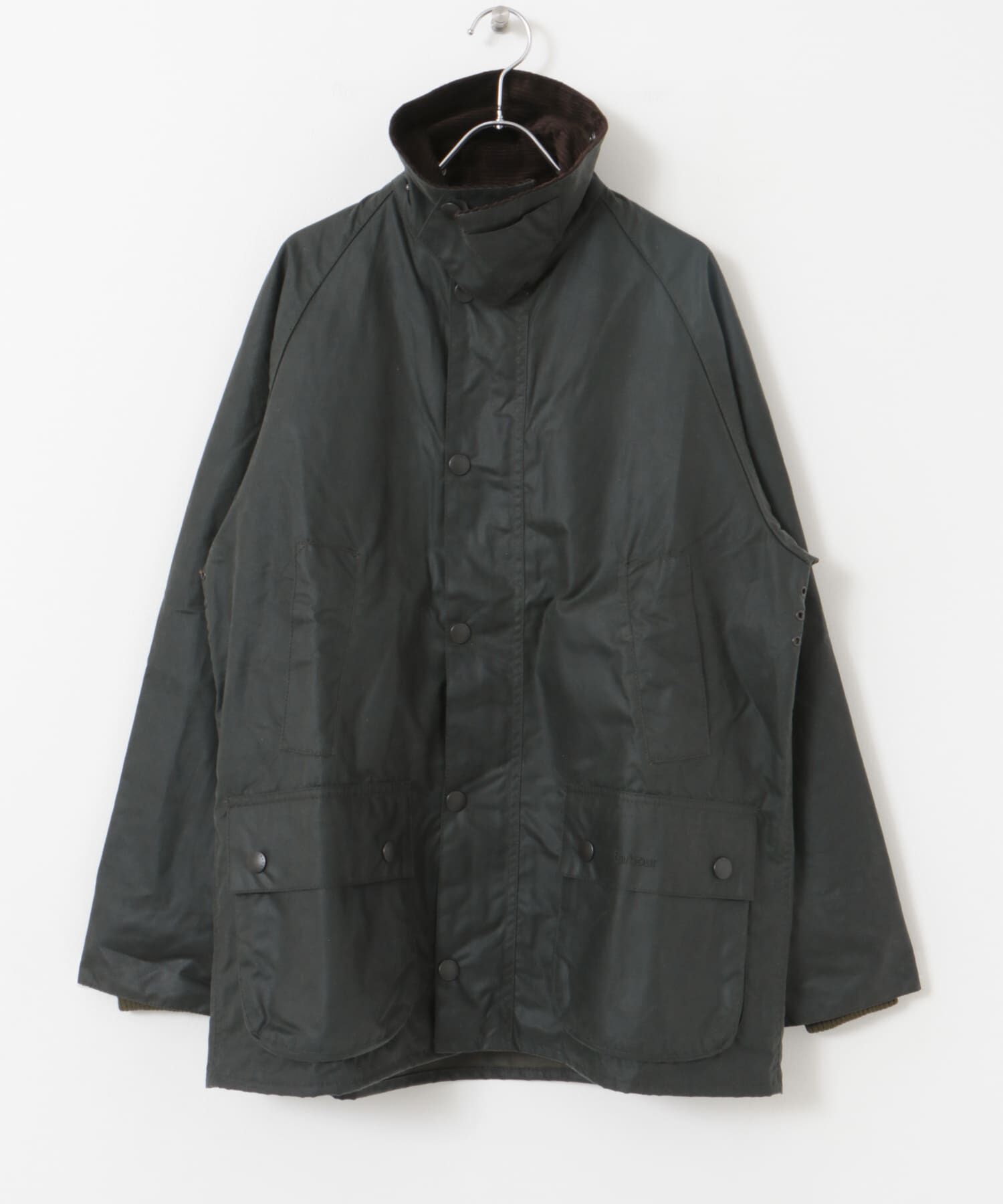 URBAN RESEARCH DOORS「Barbour　BEDALE WAX JACKET」|ノーカラーコート|