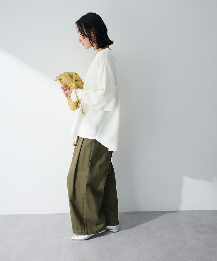 Green Parks「袖スリットカットプルオーバー」|Tシャツ・カットソー|