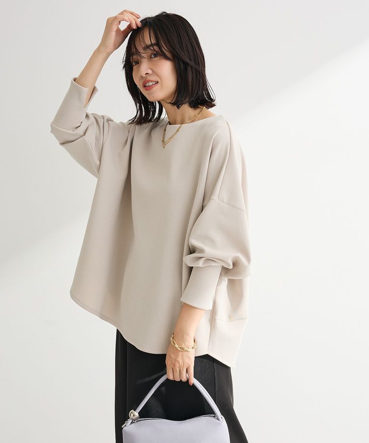Green Parks「袖スリットカットプルオーバー」|Tシャツ・カットソー|Gray Beige