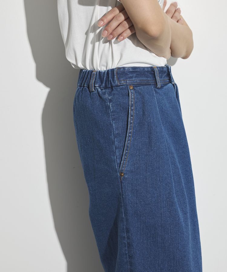 GARAGE OF GOOD CLOTHING「【lelill&times;GOGC】ワイドタックデニムパンツ」|デニム|