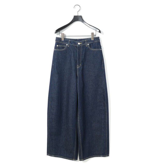MIDIUMISOLID「MIDIUMISOLID for Ladies バレルレッグワイドデニム」|デニム|