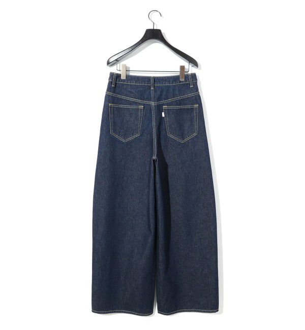 MIDIUMISOLID「MIDIUMISOLID for Ladies バレルレッグワイドデニム」|デニム|