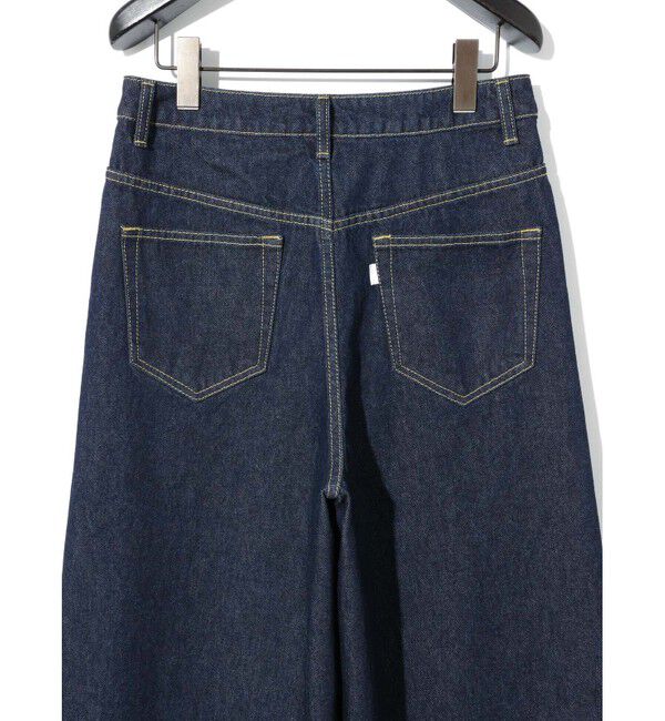 MIDIUMISOLID「MIDIUMISOLID for Ladies バレルレッグワイドデニム」|デニム|