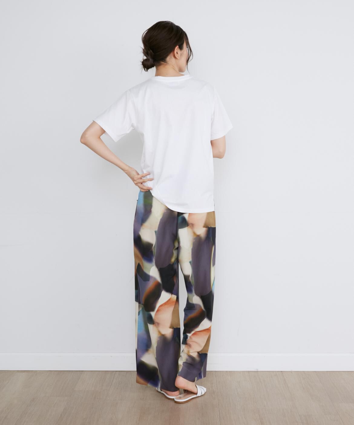 INED「《大きいサイズ》ベーシック半袖Tシャツ」|Tシャツ・カットソー|