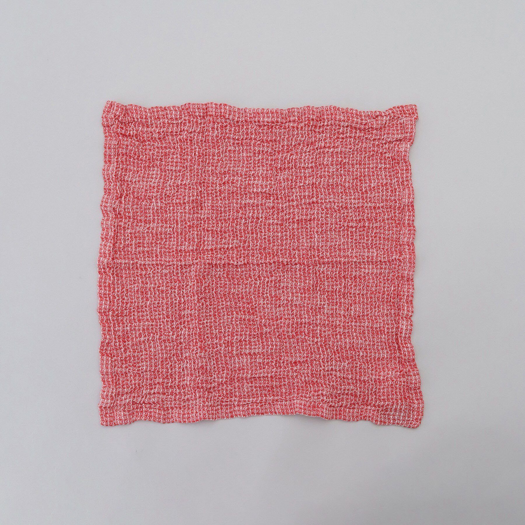 212 KITCHEN STORE「LINEN BLENDED ディッシュクロス ワッフル RD ＜212Kオリジナル＞」|食器・キッチングッズ|