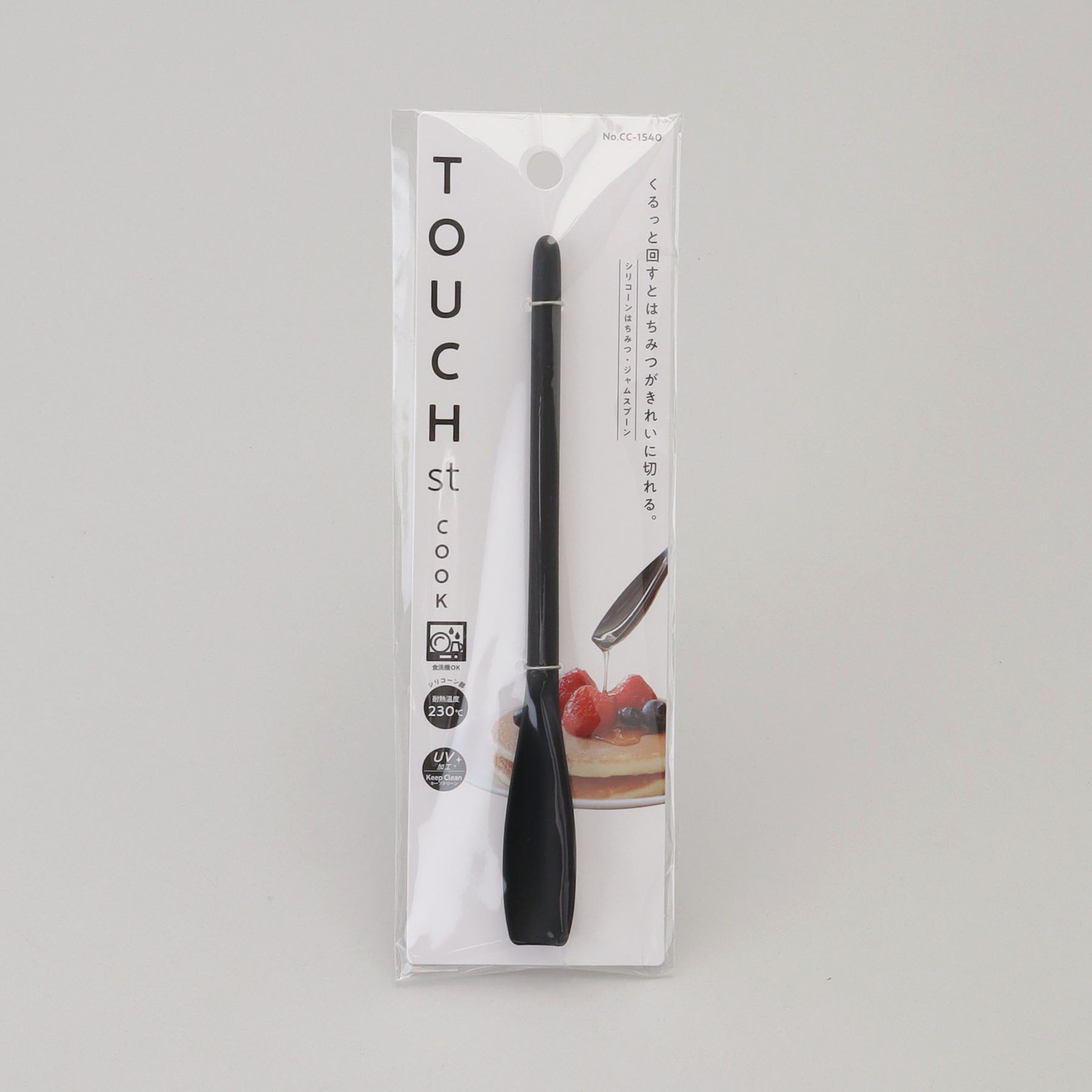 212 KITCHEN STORE「TOUCH st シリコーンはちみつ・ジャムスプーン BLACK」|食器・キッチングッズ|
