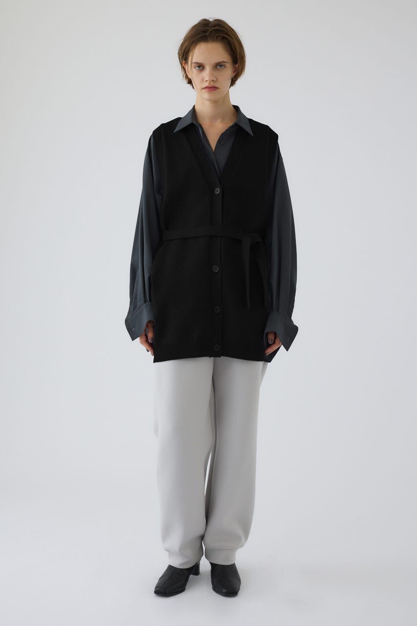 RIM.ARK 「Belt set long knit vest」|ダウンベスト・ベスト|