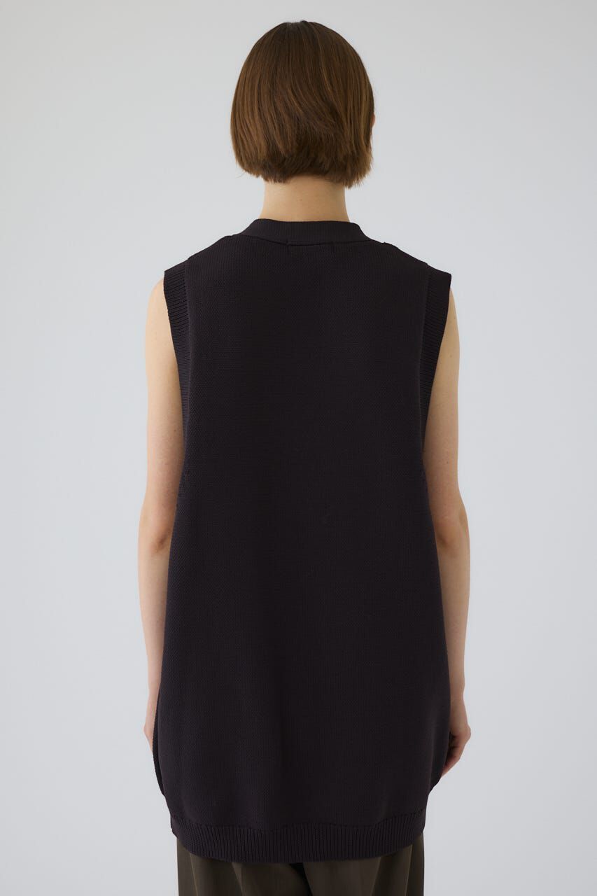 RIM.ARK 「Belt set long knit vest」|ダウンベスト・ベスト|