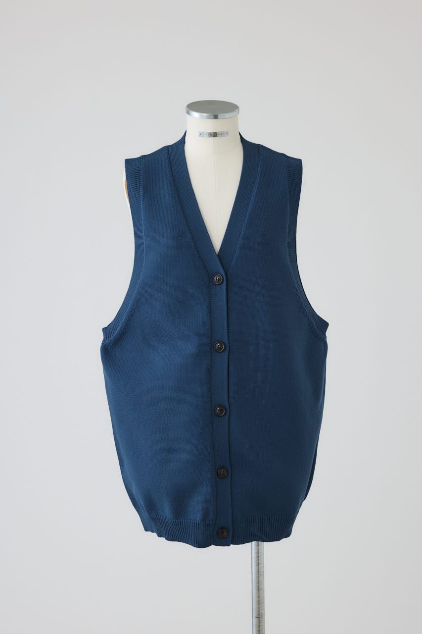 RIM.ARK 「Belt set long knit vest」|ダウンベスト・ベスト|