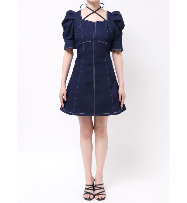 dazzlin「【再生産分】2WAYスイッチングステッチワンピース」|ワンピース|
