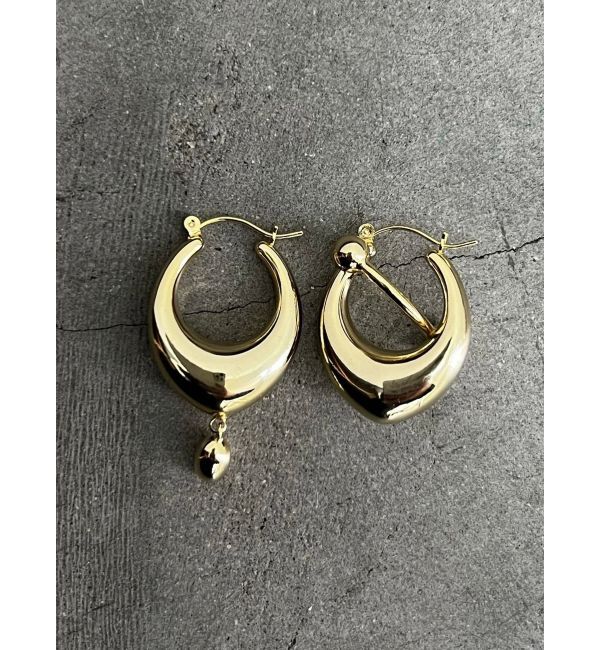 EMODA「アシンメトリーフープピアス」|ピアス|ゴールド