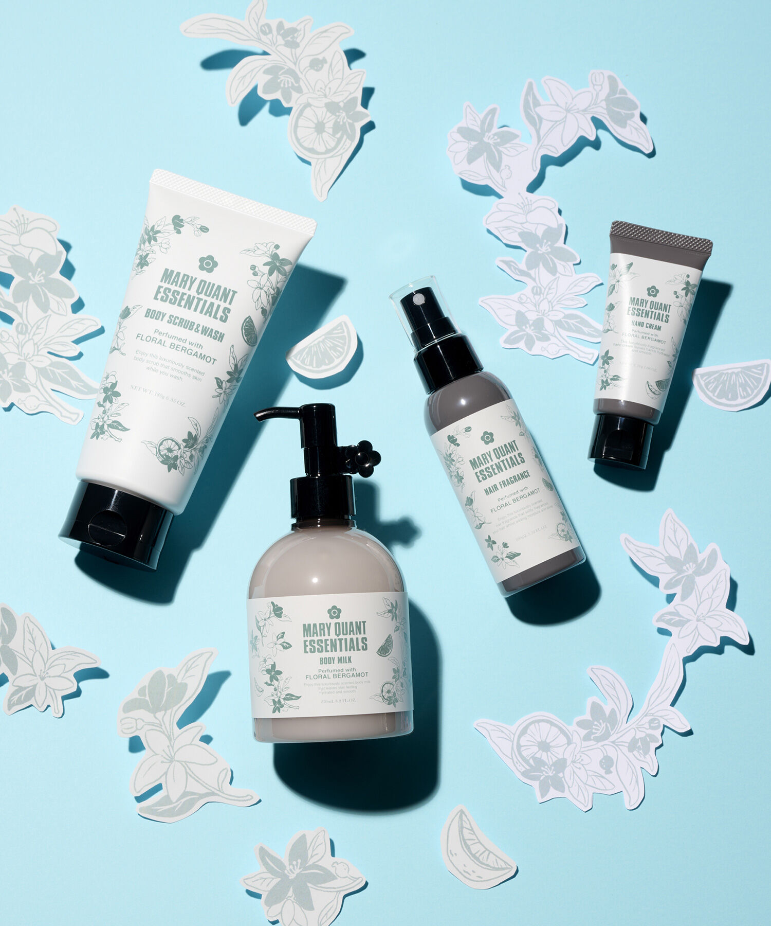 MARY QUANT「【特別価格】『数量限定』エッセンシャルズ ボディ スクラブ＆ウォッシュ（フローラルベルガモットの香り）」|ボディクレンジング|