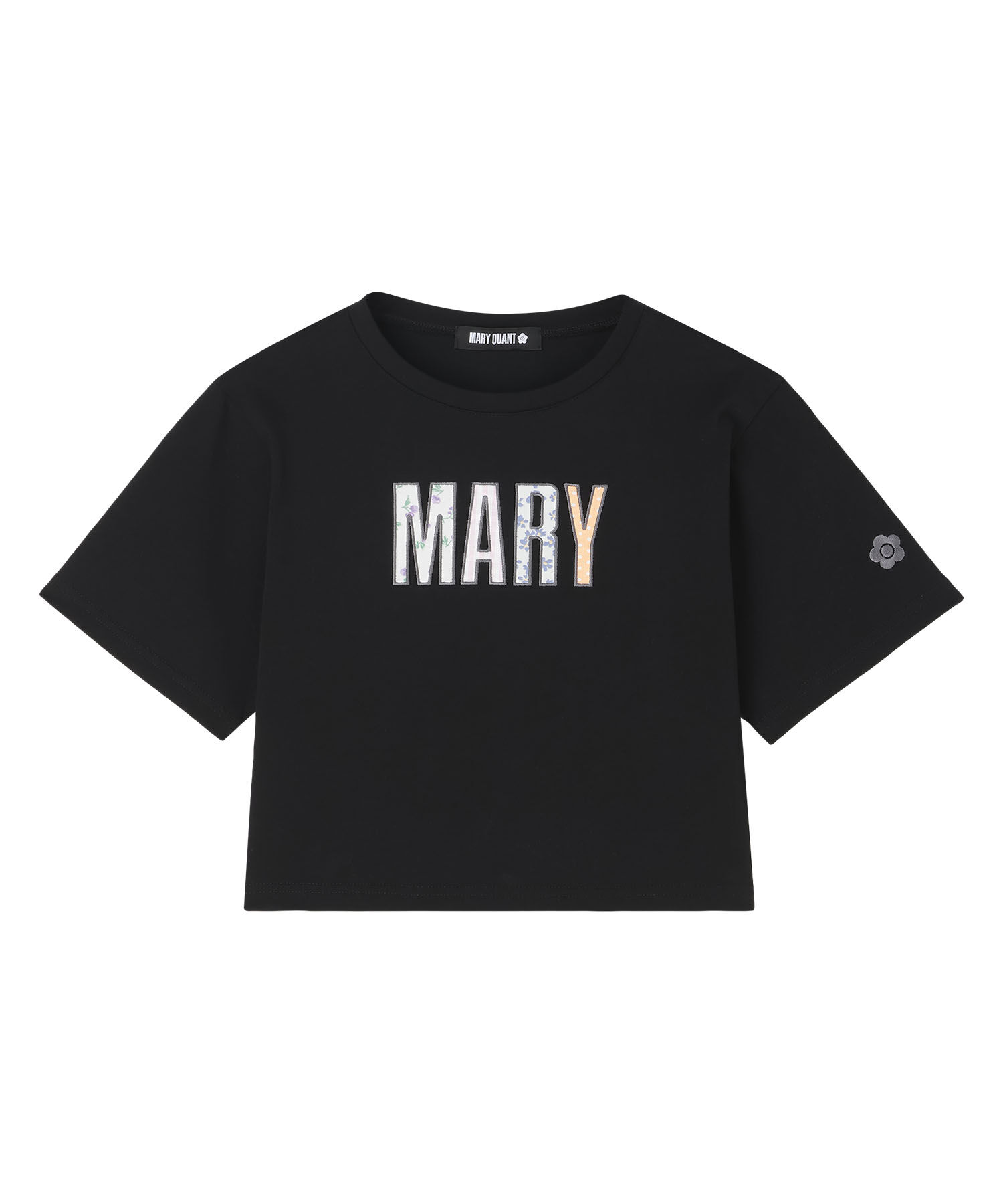MARY QUANT「MARYアップリケロゴ Tシャツ」|Tシャツ・カットソー|