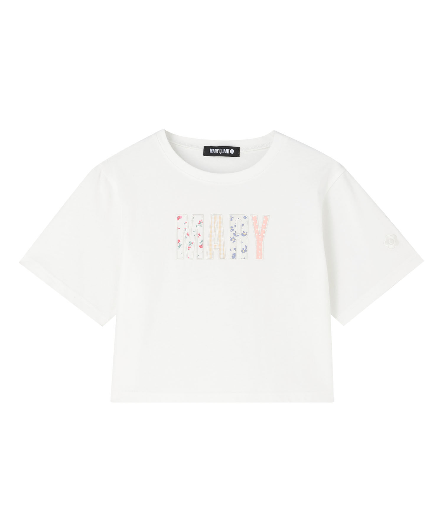 MARY QUANT「MARYアップリケロゴ Tシャツ」|Tシャツ・カットソー|