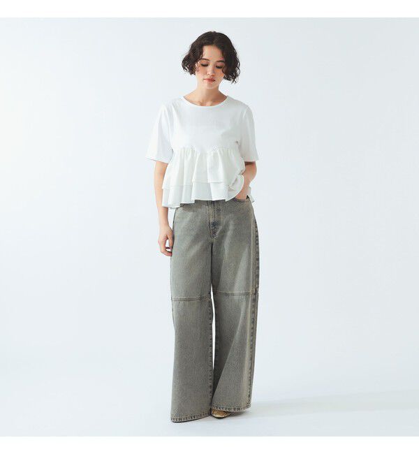 Ray BEAMS 「ティアード キリカエ Tシャツ」|Tシャツ・カットソー|