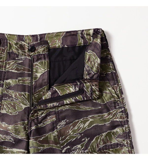 BEAMS PLUS「MIL Utility Shorts Tiger Stripe Mesh Jacquard」|その他|