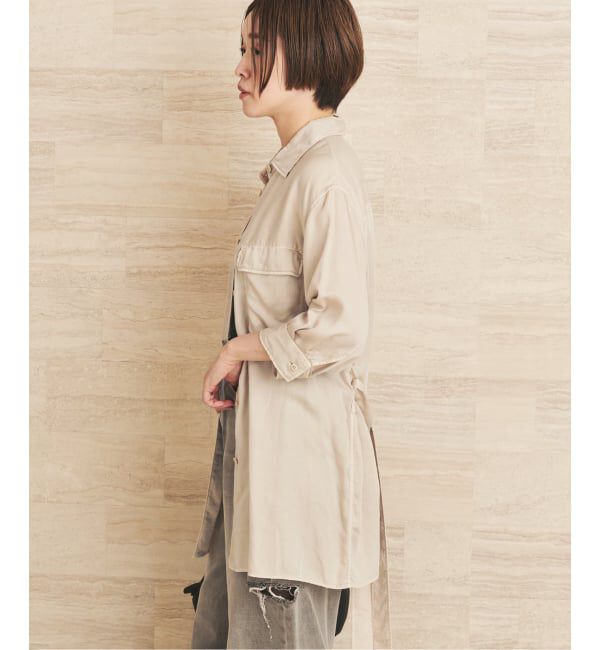 Plage「Over dye safari シャツジャケット」|シャツ・ブラウス|