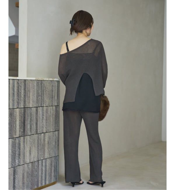Plage「ワイドリブ パンツ」|その他|