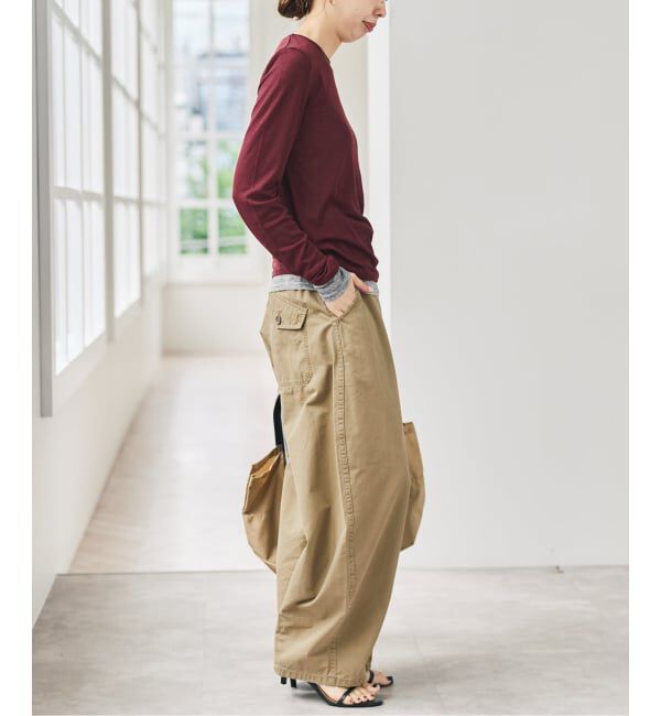 Spick and Span「《新色有り / 追加予約》シアーリブレイヤードプルオーバー」|Tシャツ・カットソー|