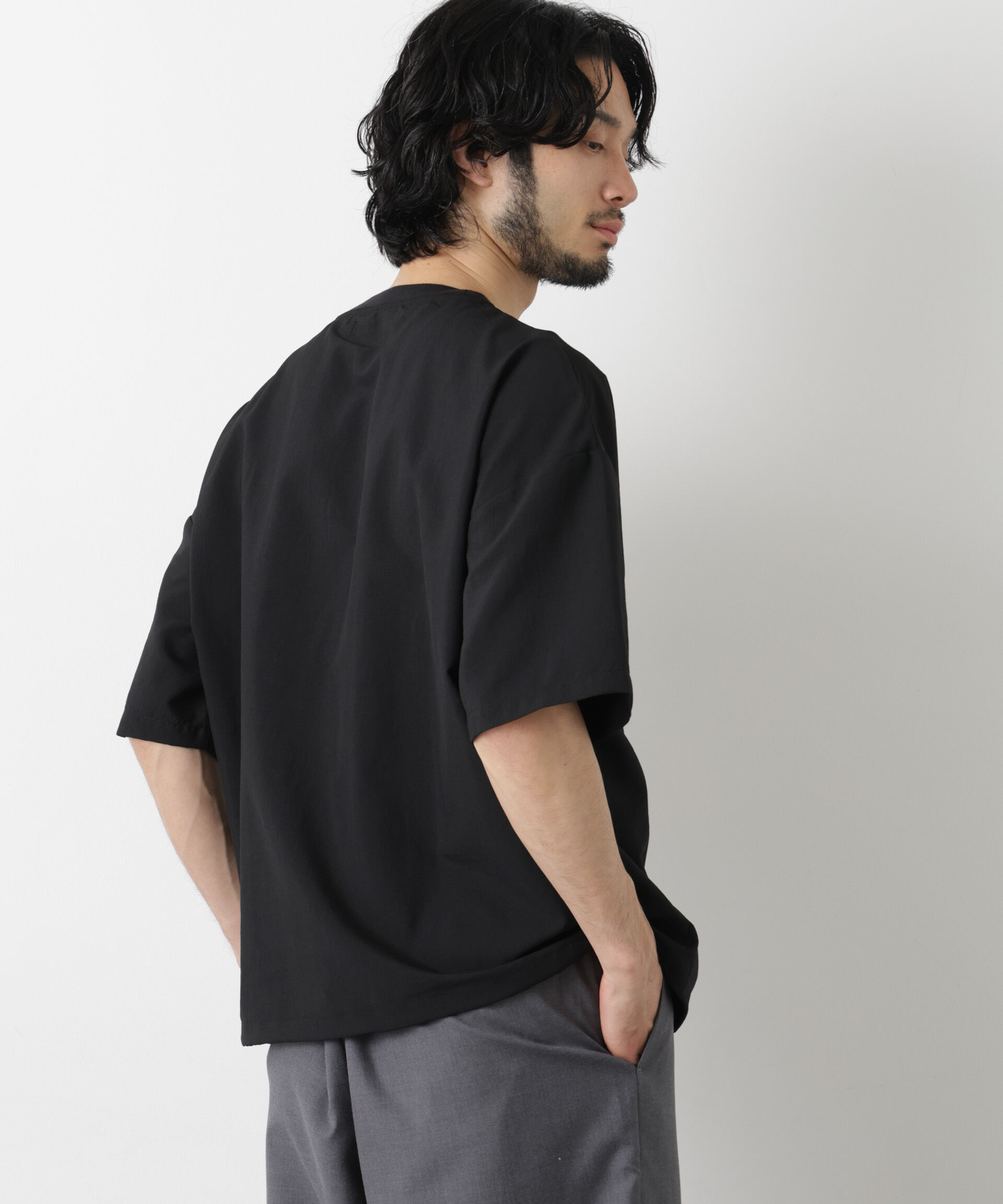 NANO universe「セオアルファ プルオーバーTシャツ 半袖」|Tシャツ・カットソー|