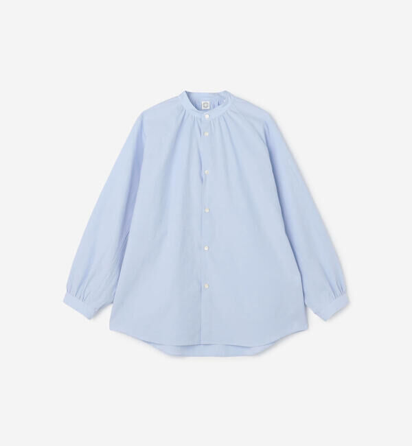 ORCIVAL「ORCIVAL | コットンタイプライター 長袖バンドカラーシャツ WOMEN」|シャツ・ブラウス|
