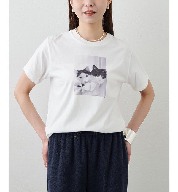  「【Drawing Numbers】キャットTシャツ」|Tシャツ・カットソー|