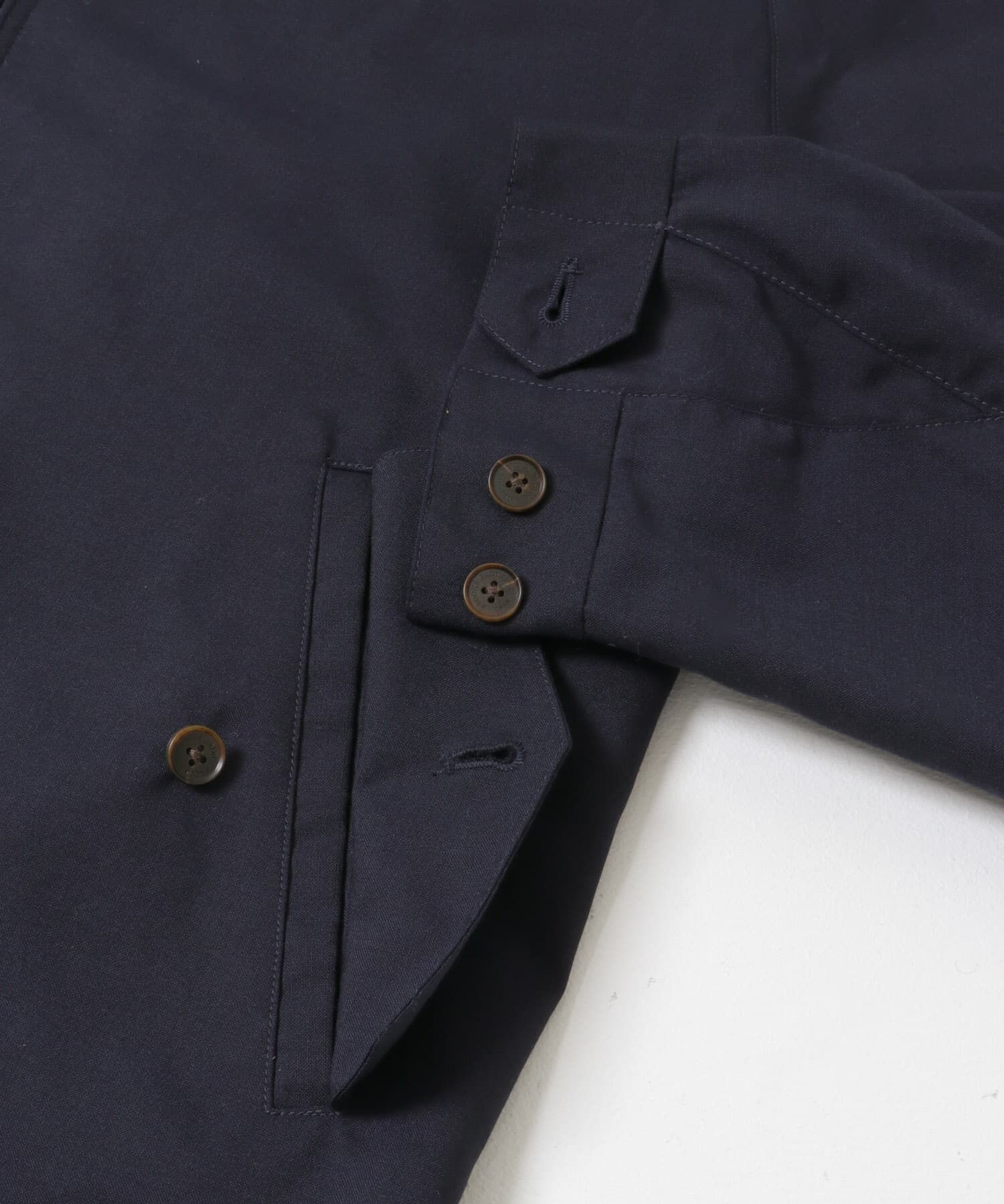 URBAN RESEARCH「BROOKS BROTHERS　EXCLUSIVE T/W ZIP JACKET」|ノーカラーコート|