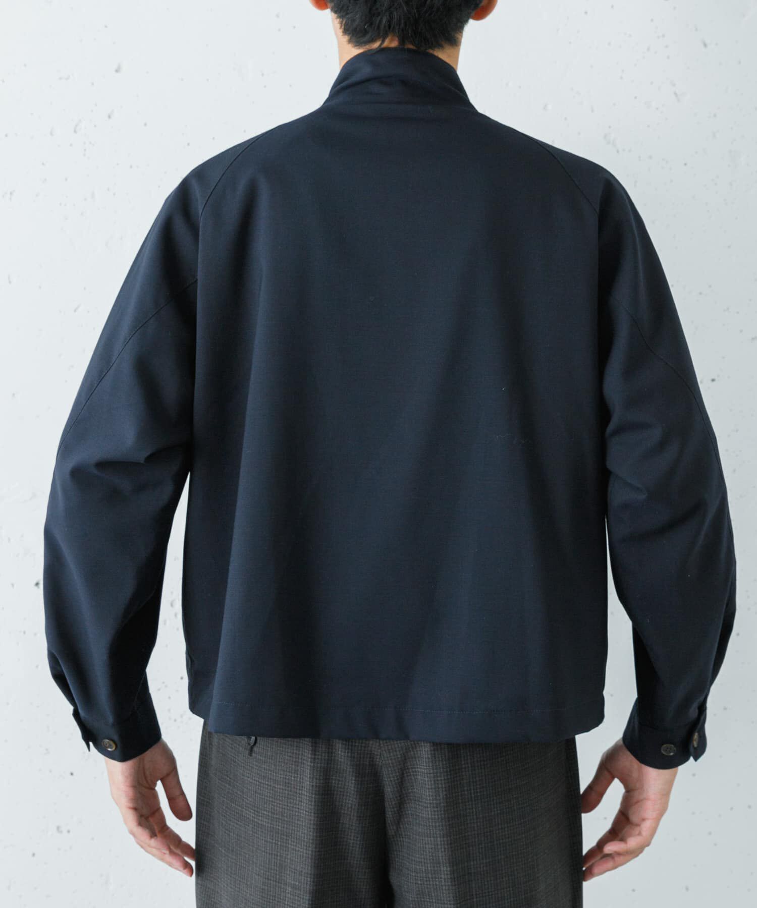 URBAN RESEARCH「BROOKS BROTHERS　EXCLUSIVE T/W ZIP JACKET」|ノーカラーコート|
