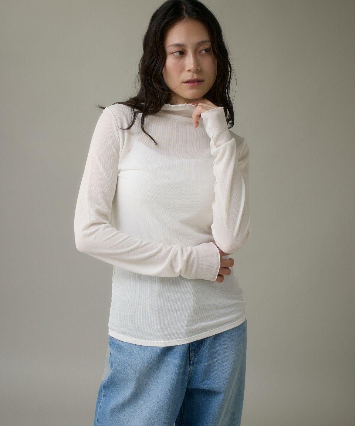 DAY by DAY it&rsquo;s international「シアーテレコハイネックプルオーバー」|Tシャツ・カットソー|