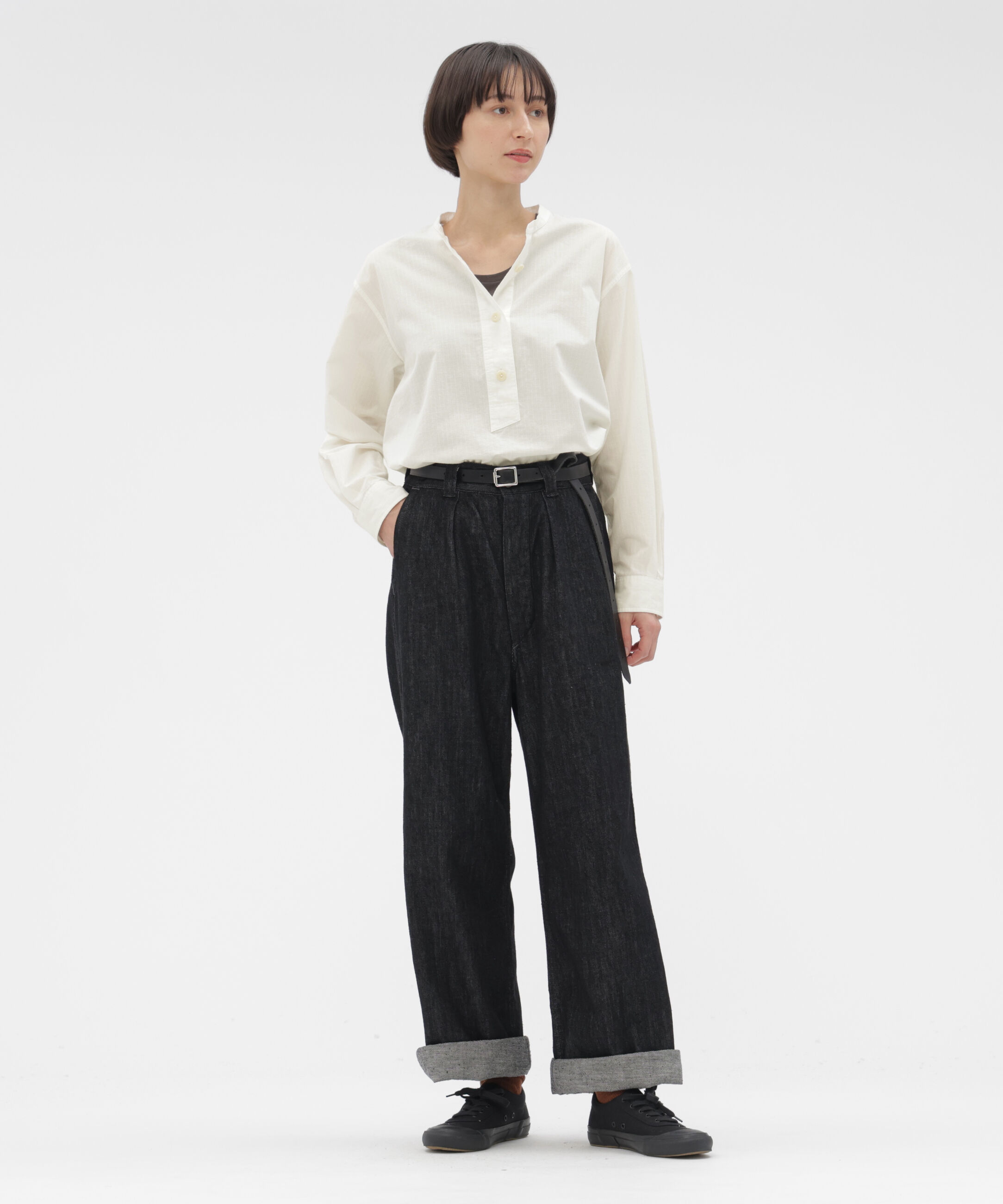 MHL.「TINY GINGHAM COTTON SHIRT」|シャツ・ブラウス|