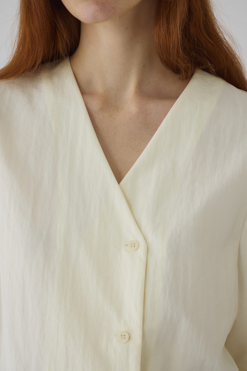 RIM.ARK 「Volume sleeve v-neck SH」|シャツ・ブラウス|
