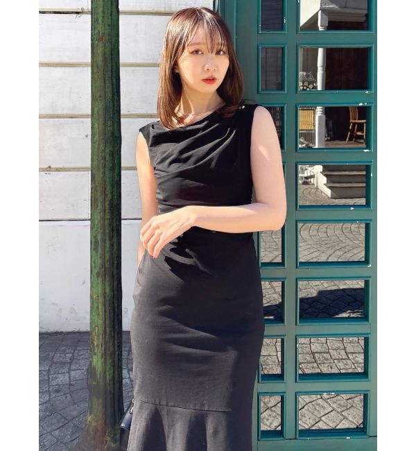 dazzlin「2WAYドレープカットワンピース」|ワンピース|
