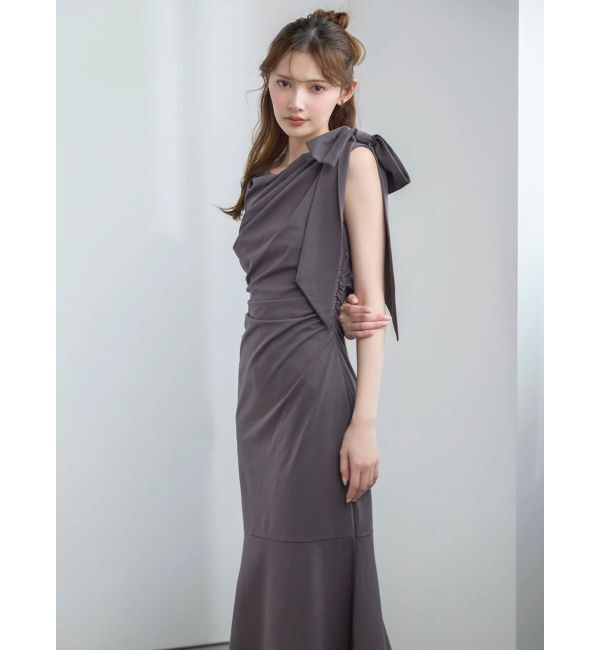 dazzlin「2WAYドレープカットワンピース」|ワンピース|