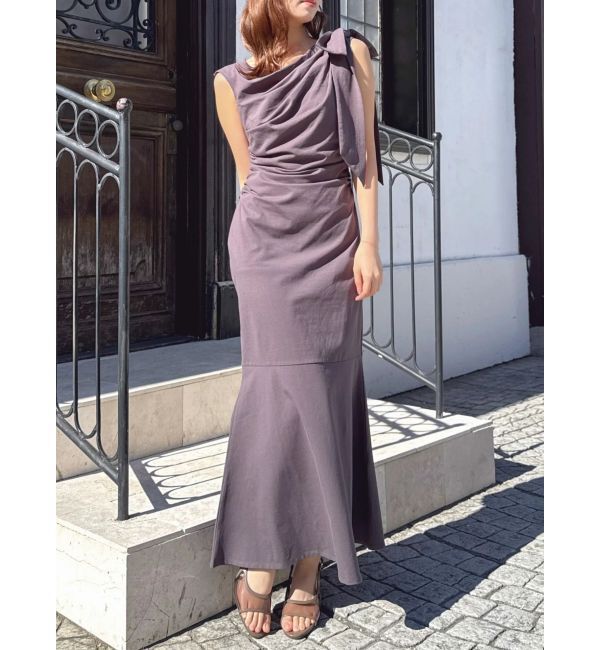 dazzlin「2WAYドレープカットワンピース」|ワンピース|