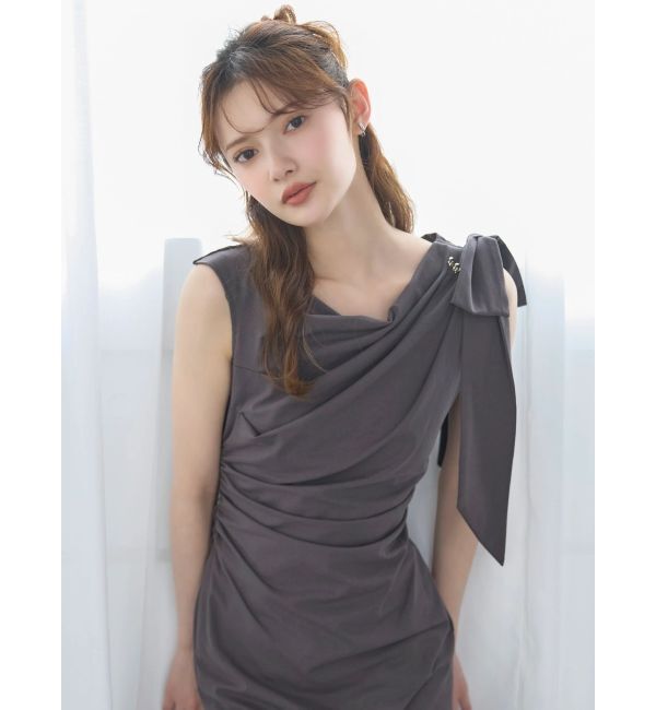 dazzlin「2WAYドレープカットワンピース」|ワンピース|